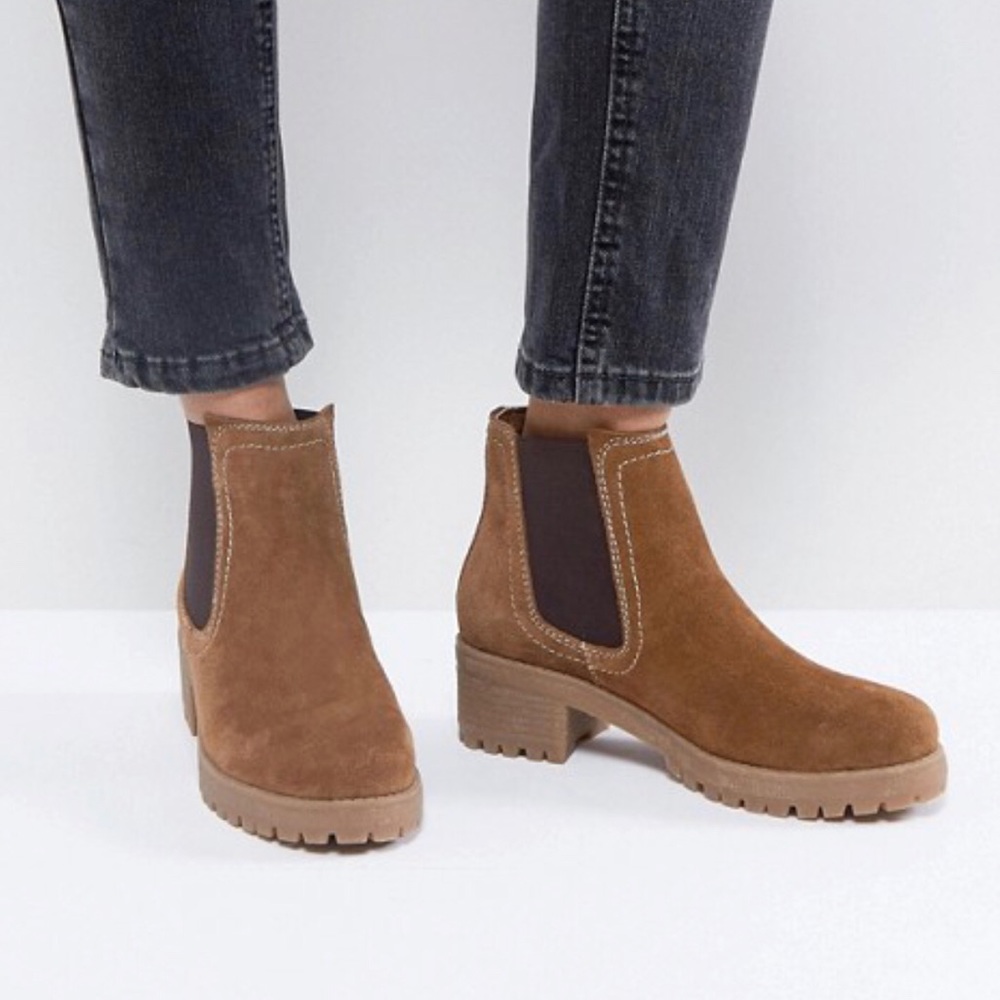 ASOS Suede Chelsea Boots